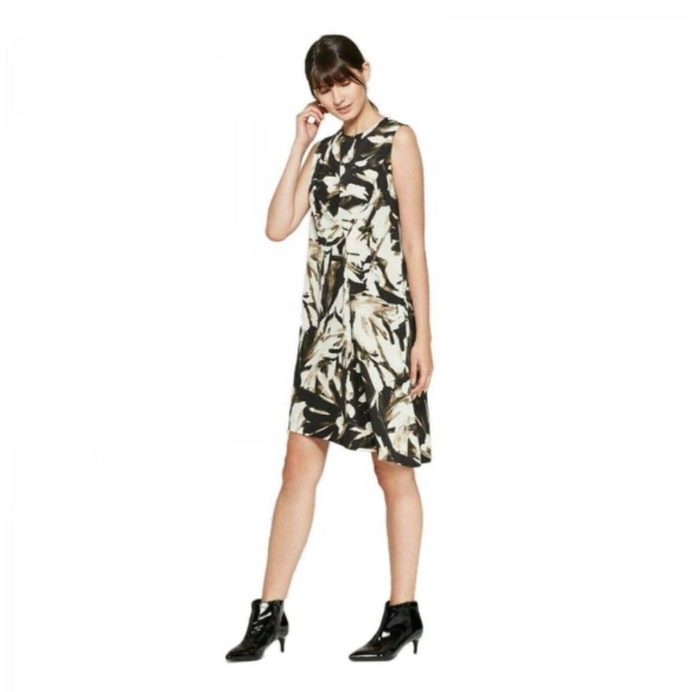 Prologue Women's Sleeveless Draped Asymmetrical Shift Dress